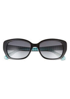 kate spade new york kenzie 53mm oval sunglasses