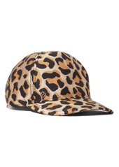 kate spade new york leopard brocade baseball cap