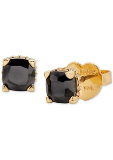 Kate Spade New York Little Luxuries Pave & Crystal Square Stud Earrings - Jet