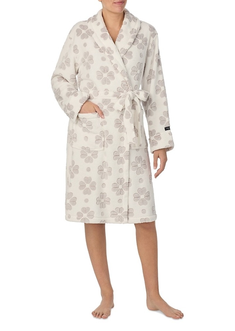 kate spade new york Long Sleeve Wrap Robe