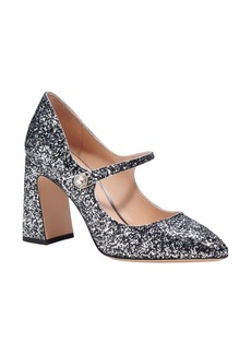 kate spade new york maren mary jane pump in Black /Silver at Nordstrom