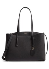 kate spade new york margaux large leather work tote in Black at Nordstrom