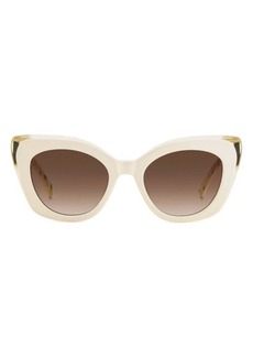 kate spade new york marigolds 51mm gradient cat eye sunglasses