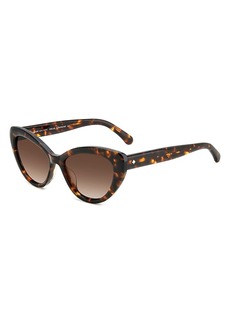 kate spade new york Marlah Cat Eye Sunglasses, 53mm