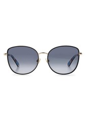 Kate Spade New York maryam 56mm gradient polarized cat eye sunglasses