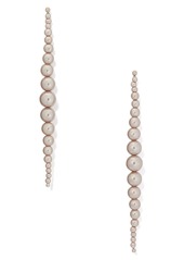 kate spade new york modern imitation pearl linear earrings