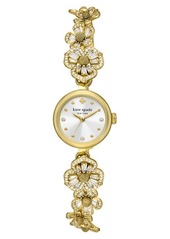 Kate Spade New York monroe floral crystal strap watch