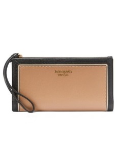 kate spade new york morgan saffiano leather bifold wallet in Cafe Mocha Multi at Nordstrom