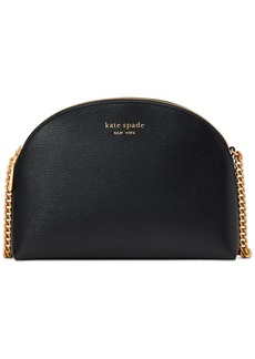 Kate Spade New York Morgan Saffiano Leather Dome Crossbody - Black