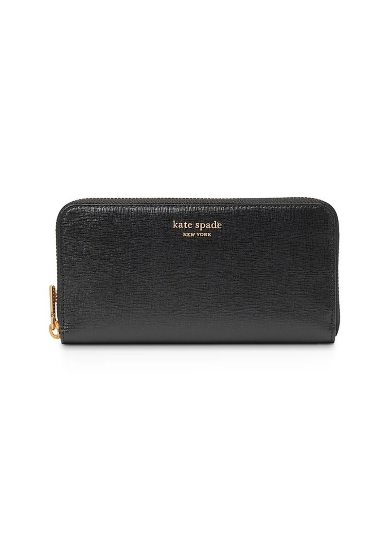 kate spade new york Morgan Saffiano Leather Zip Around Continental Wallet