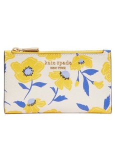 Kate Spade New York morgan sunshine floral print slim bifold wallet