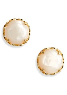 Kate Spade New York mother-of-pearl stud earrings