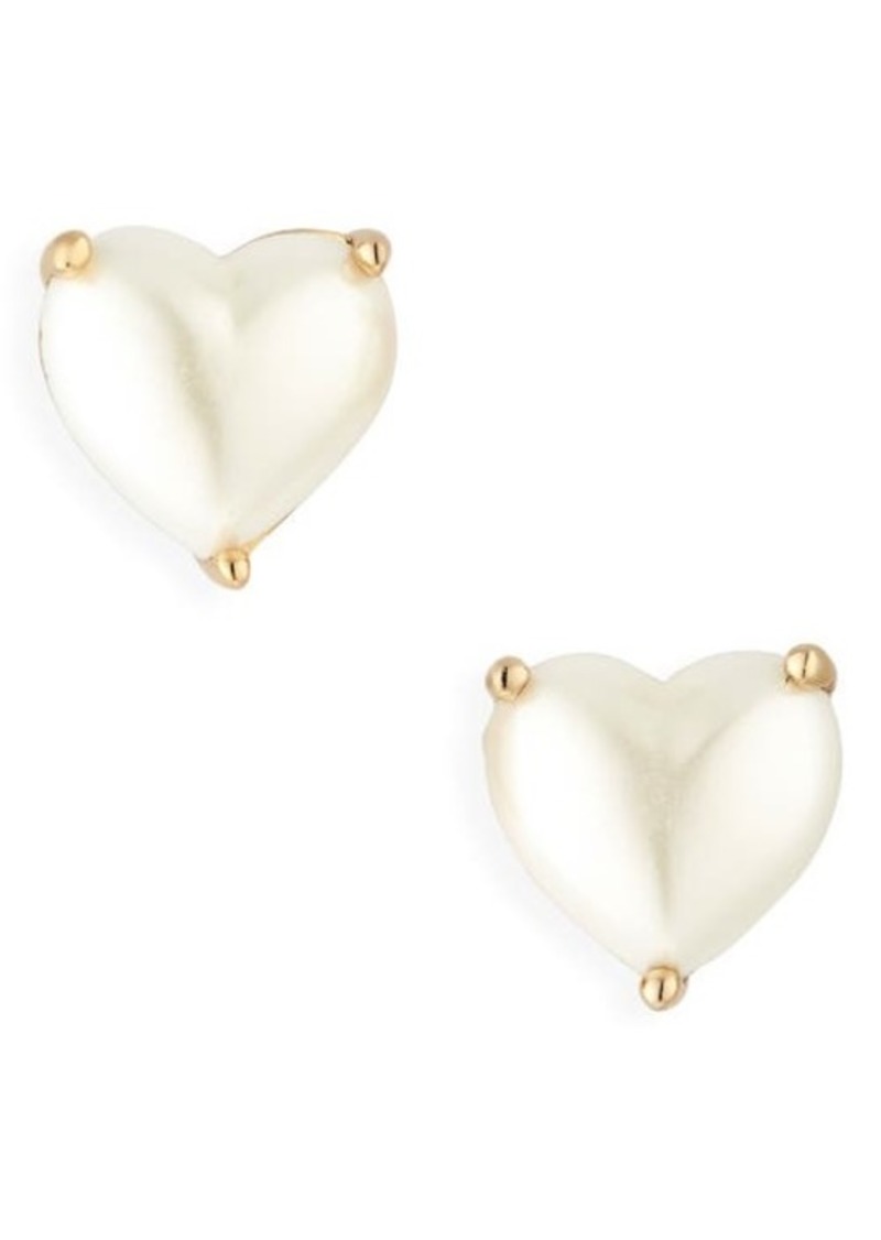 Kate Spade New York my love cubic zirconia heart stud earrings