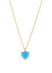 Kate Spade New York my love birthstone heart pendant necklace