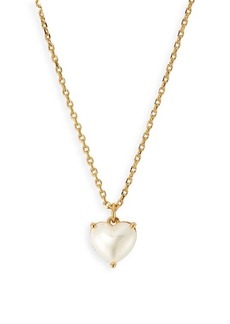 kate spade new york my love birthstone heart pendant necklace