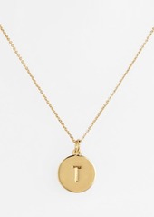 kate spade new york one in a million initial pendant necklace in C- Gold at Nordstrom