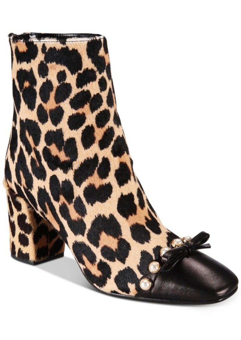 kate spade leopard boots
