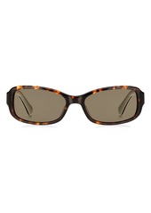 Kate Spade New York paxton2 53mm polarized sunglasses in Havana Green/Bronze Polar at Nordstrom Rack