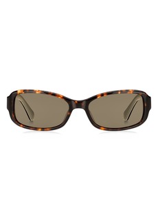 Kate Spade New York paxton2 53mm polarized sunglasses in Havana Green/Bronze Polar at Nordstrom Rack