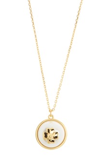 kate spade new york pearls on pearls pendant necklace in Cream Gold at Nordstrom Rack
