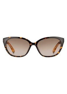 kate spade new york phillipa 54mm gradient cat eye sunglasses
