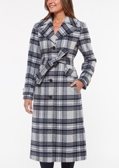 Kate Spade New York Plaid Belted Coat