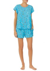 Kate Spade New York print short sleeve boxer pajamas