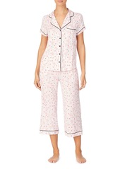 kate spade new york Printed Cropped Pajama Set
