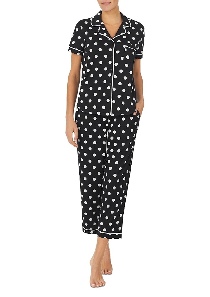 kate spade new york Printed Cropped Pajama Set