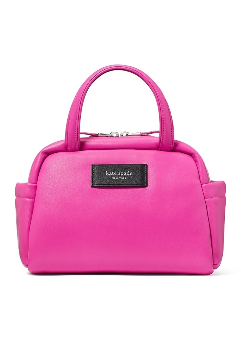 kate spade new york Puffed Smooth Leather Satchel