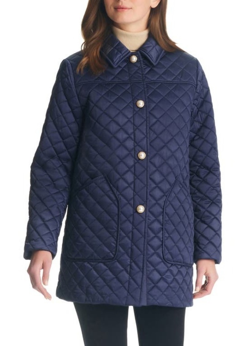 Kate Spade New York quilted snap jacket
