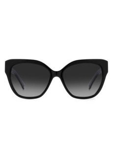 kate spade new york savanna 57mm gradient cat eye sunglasses