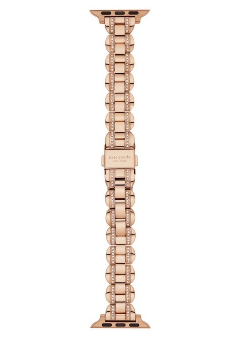 Kate Spade New York scallop 16mm Apple Watch pavé bracelet watchband