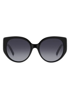 kate spade new york seraphina 55mm gradient round sunglasses