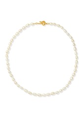 kate spade new york small freshwater pearl collar necklace