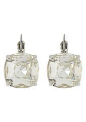 Kate Spade New York square cubic zirconia lever back earrings in Clear/slvr at Nordstrom Rack