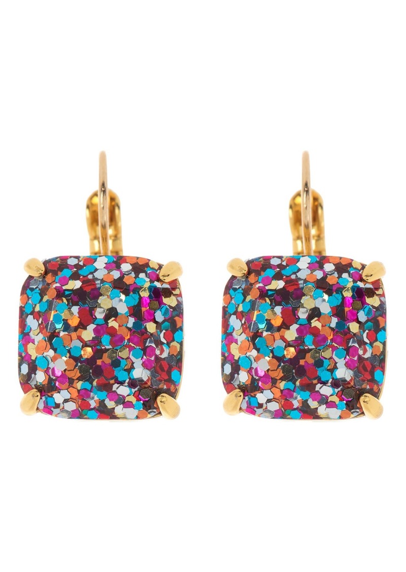 Kate Spade New York square glitter cubic zirconia drop earrings in Multi Glitter at Nordstrom Rack