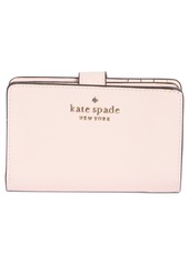Kate Spade New York staci medium bifold leather wallet in Light Rosebud at Nordstrom Rack