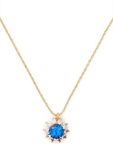 Kate Spade New York sunny crystal halo pendant necklace