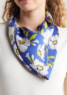 Kate Spade New York sunshine floral silk square scarf