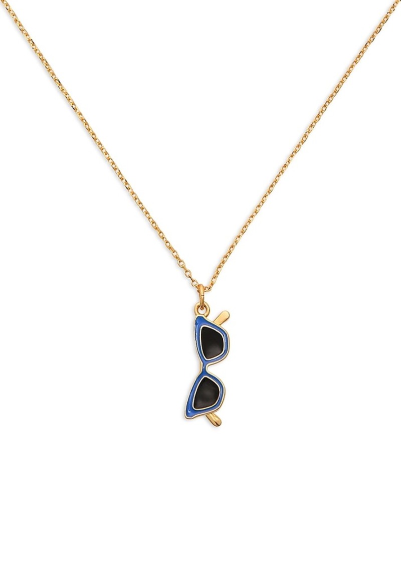 kate spade new york Sweet Treasures Sunglasses Mini Pendant Necklace, 16-19