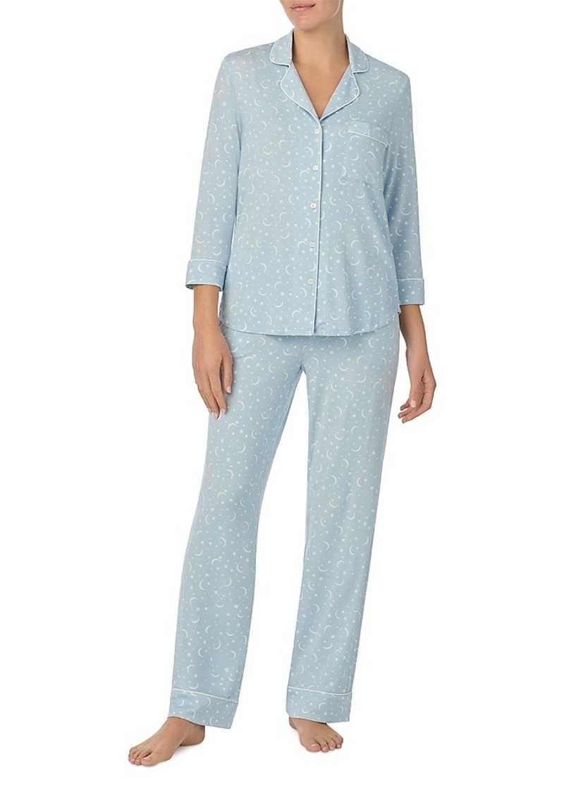 kate spade new york Three Quarter Sleeve Pajama Set