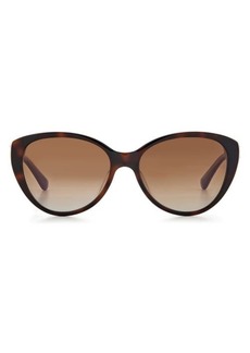 kate spade new york visalia 55mm gradient cat eye sunglasses
