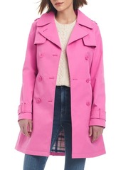 Kate Spade New York water resistant double breasted trench coat