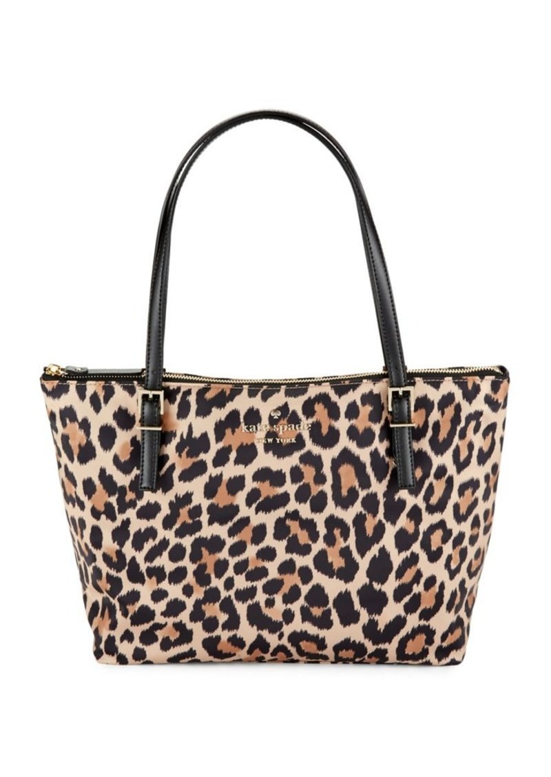 Kate Spade Kate Spade New York Watson Lane Leopard Small Maya Tote ...