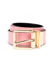 Kate Spade New York Women's 32mm Reversible Leather Belt - Grapefruit Soda, Black