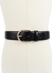 Kate Spade New York Women's 35MM Feather Edge Belt - Black