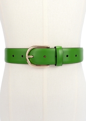 Kate Spade New York Women's 35mm Feather Edge Belt - Kate Spade Green