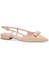 Kate Spade New York Women's Bowdie Pointed-Toe Slingback Flats - Beach Sand