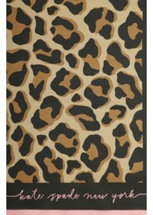 kate spade new york Women's Cheetah Print Square Bandana - Roasted Cashews